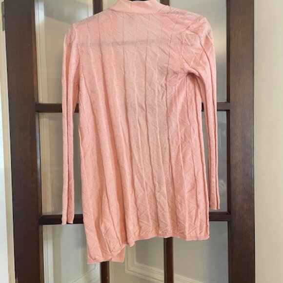 M by Missoni Pink Wool Blend Open Cardigan, Size 4 (European 40) - Picture 7 of 8